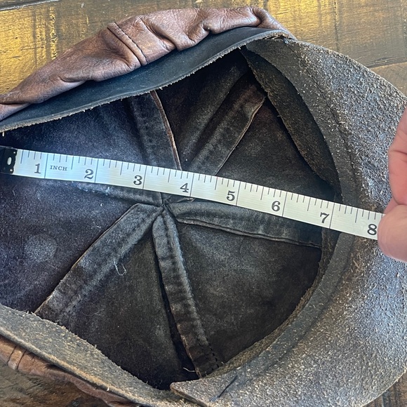 Vintage leather Harley Davidson cap - Picture 4 of 5